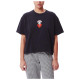 Obey Γυναικεία κοντομάνικη μπλούζα Heart Explosion Custom Crop Tee